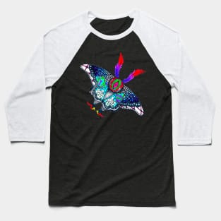 Crystal Lace Wing Moth Baseball T-Shirt